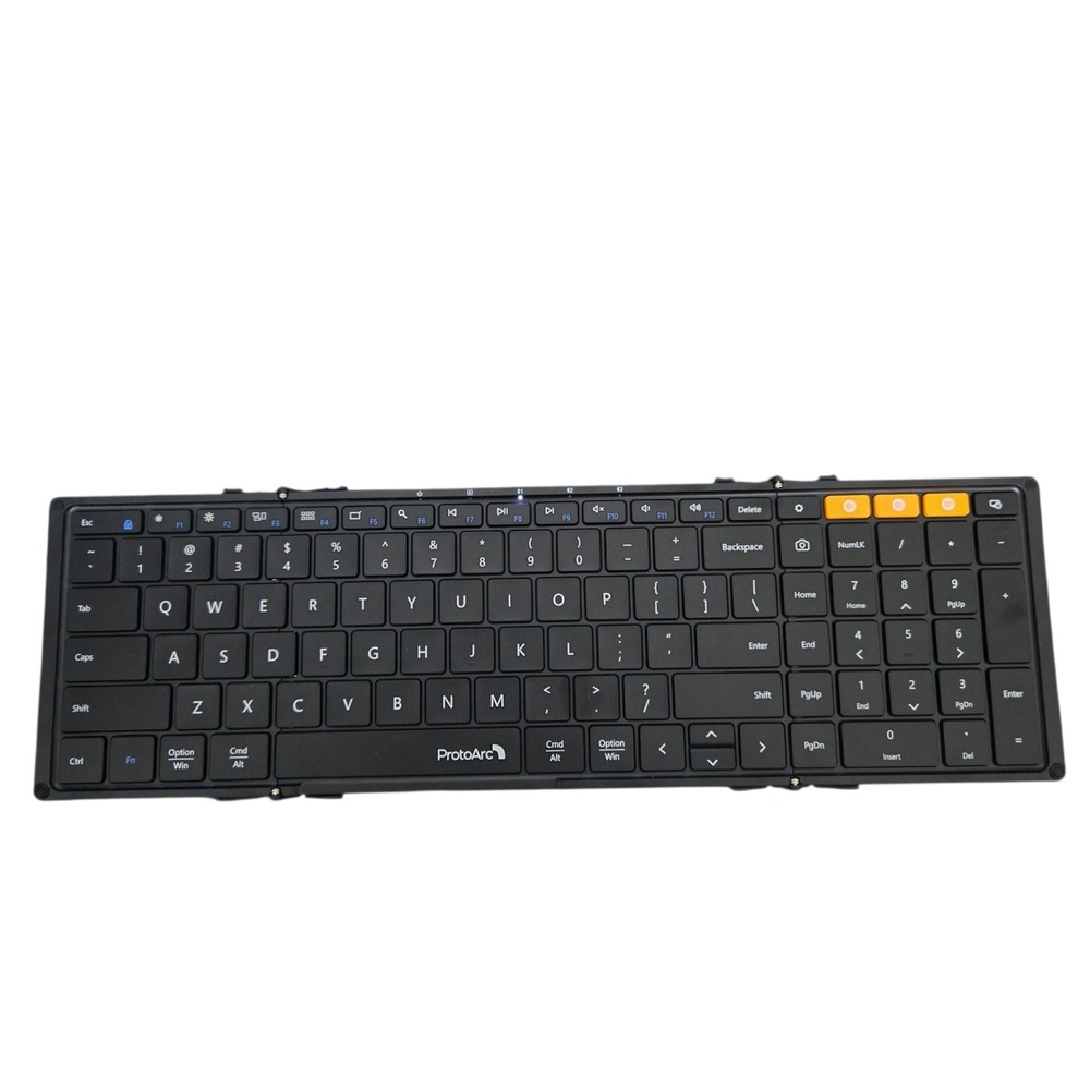 ProtoArc XK01 Foldable Full-Size Wireless Bluetooth Portable Travel Keyboard - Picture 4 of 9